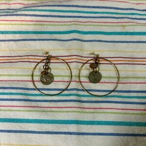 Twisted Silver Buffalo Nickel Earrings